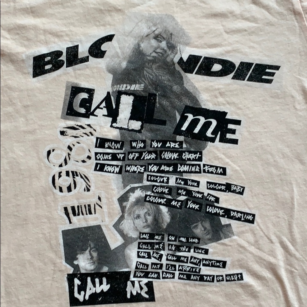 Blondie Band Tee small